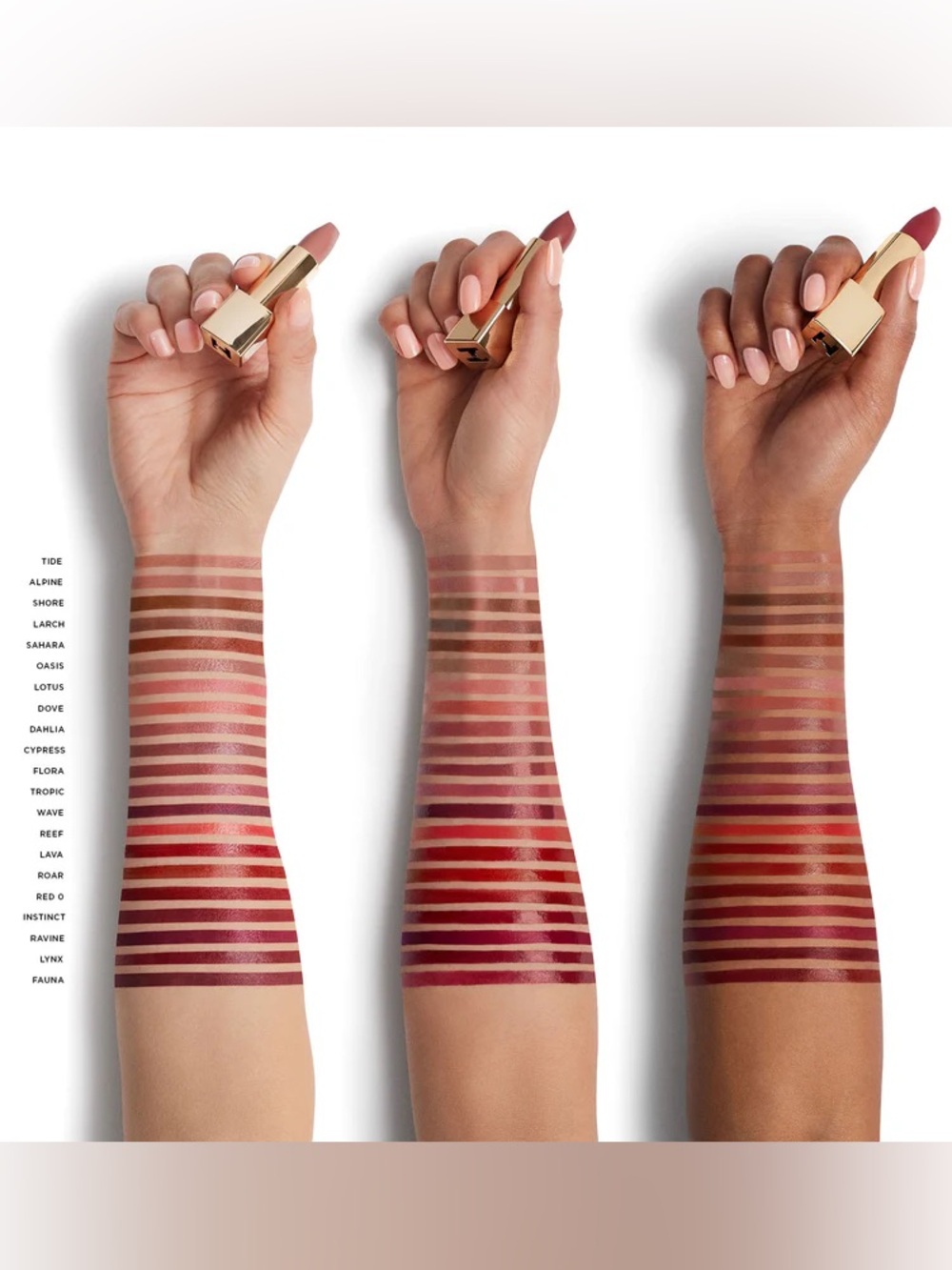 Hourglass Wave Unlocked Satin Creme Lipstick- rose plum, ultra hydrating, vegan - Picture 9 of 9